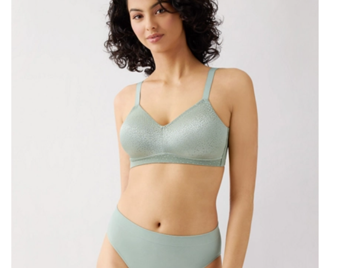 Back Appeal Wirefree Bra In Iceberg Green - Wacoal