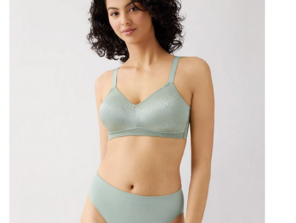 Back Appeal Wirefree Bra In Iceberg Green - Wacoal