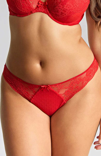 Heidi Brazilian In Ruby Red - Panache