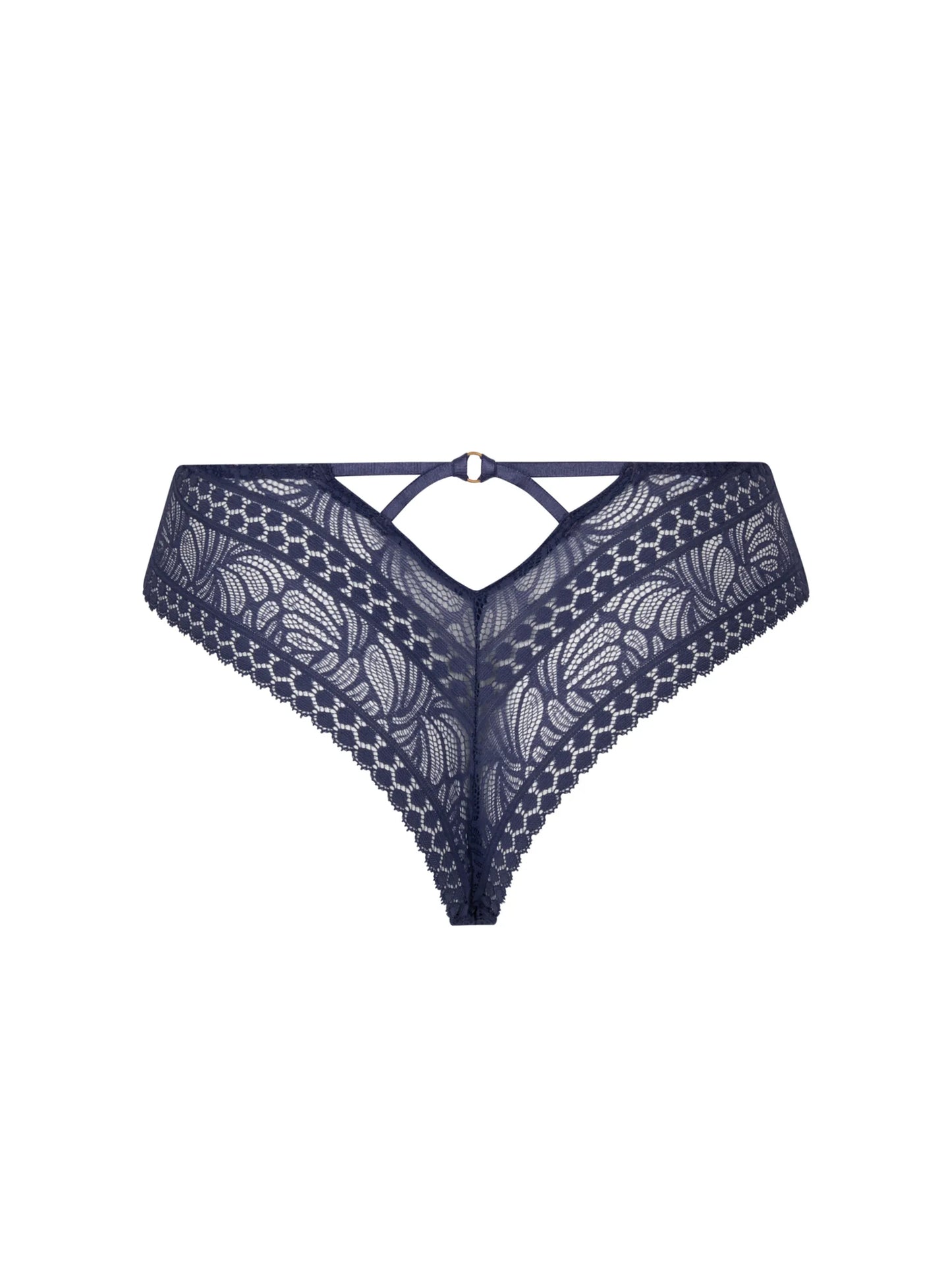 Atelier Seduction Thong In Bleu Purple - Antigel