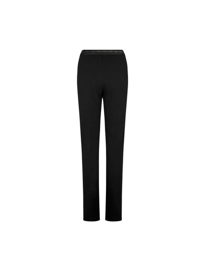 Tressage Graphic Pants In Black - Antigel