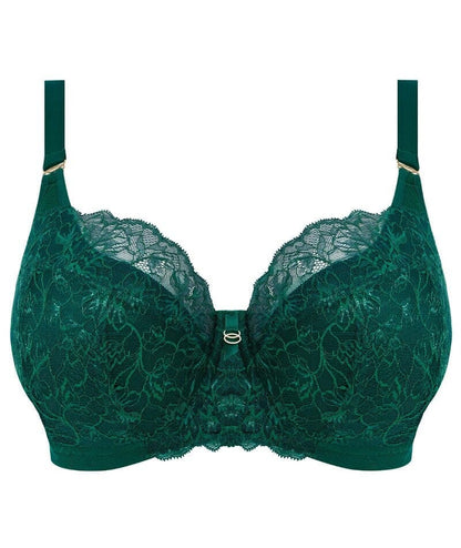 Brianna Underwired Padded Half Cup Bra In Rainforest - Elomi