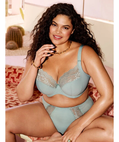 Lucie UW Plunge Bra in Mist - Elomi