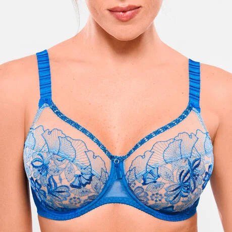 Agathe Full Cup Bra in Bleu Lazuli - Empreinte