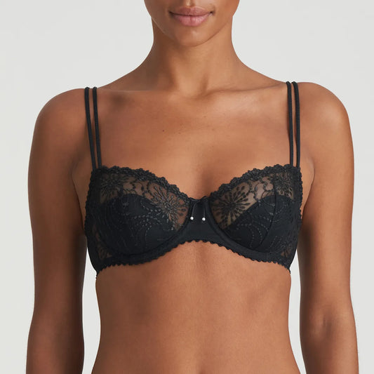 Jane Half Padded Balcony Bra In Black - Marie Jo