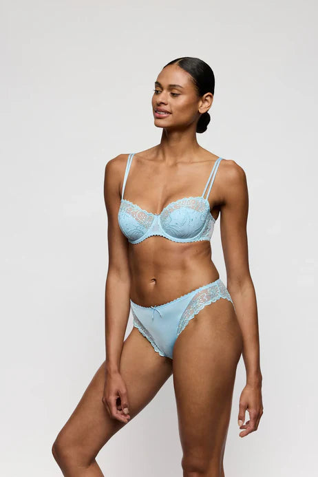 Jane Italian Brief in Milky Blue - Marie Jo