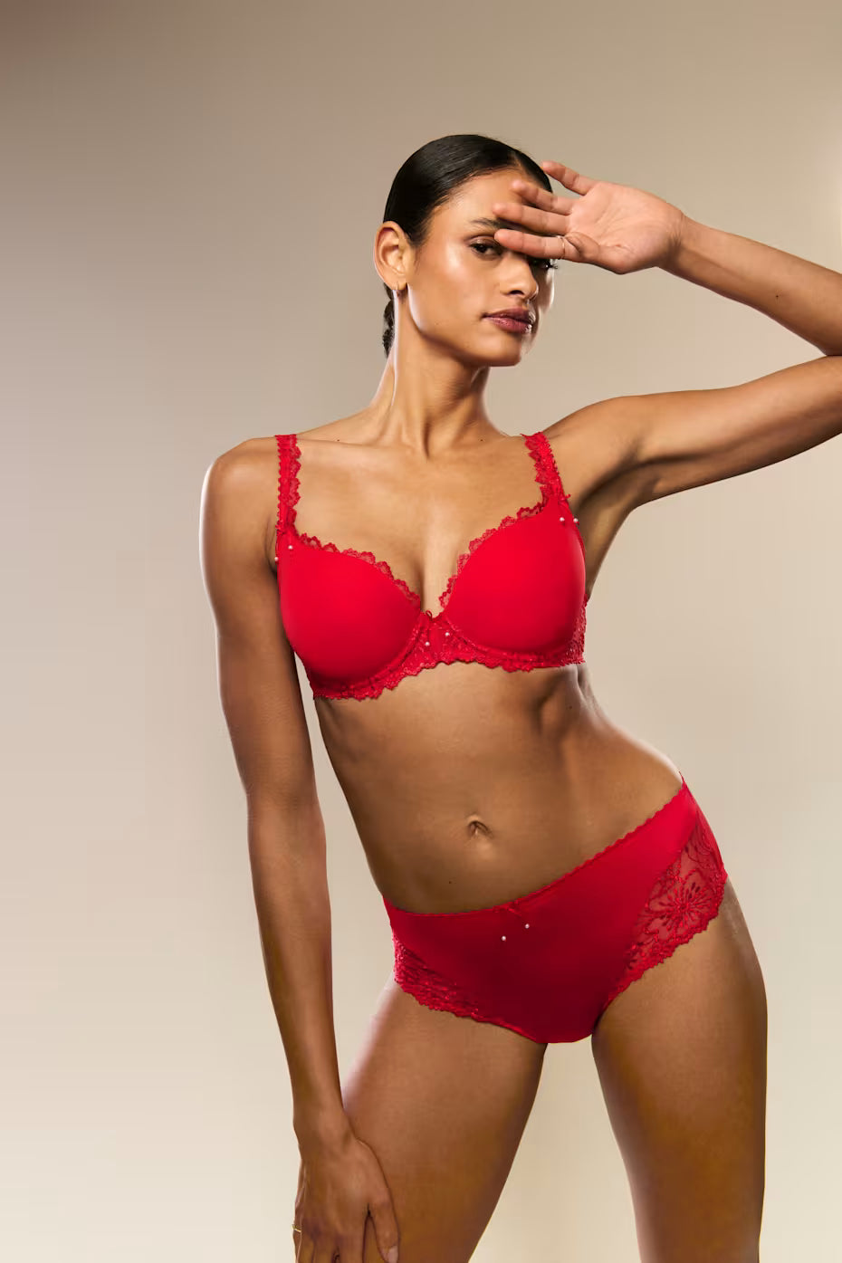 Jane Brief in True Red - Marie Jo