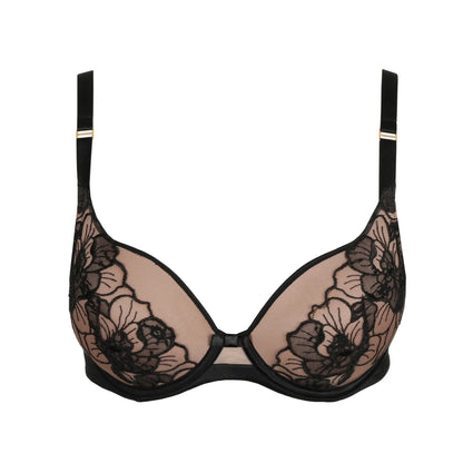 Sancha Padded Heartshape Bra In Black - Marie Jo