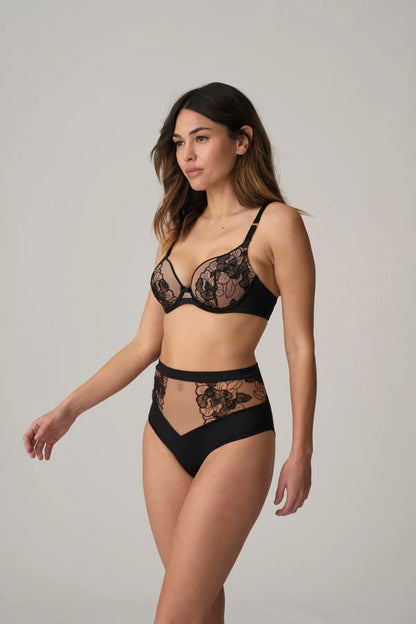 Sancha Padded Heartshape Bra In Black - Marie Jo