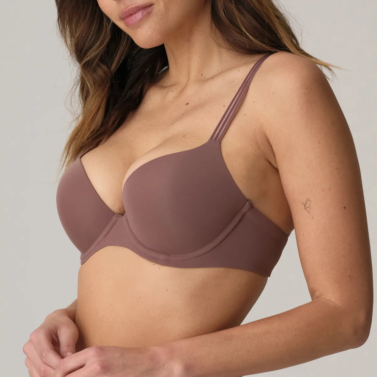 Louie Push UP En Satin Taupe - Marie Jo 