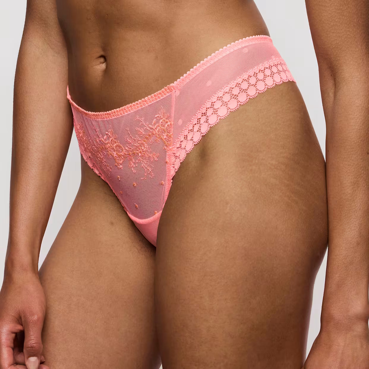 Annaelle Thong in Neon Peach - Marie Jo