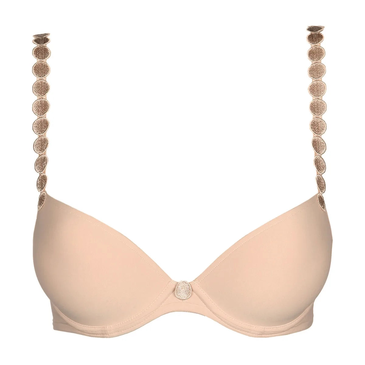 Tom Padded Plunge Bra In Caffe Latte - Marie Jo