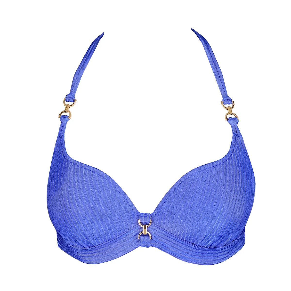 Emly Padded Bikini Top Heartshape in Electric Blue - Marie Jo