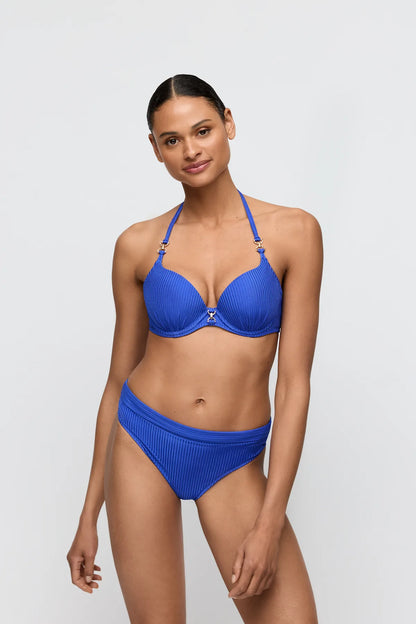 Emly Bikini Fold Brief in Electric Blue - Marie Jo