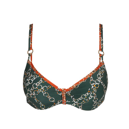 Tazar Bikini Top Full Cup In Malachite - Marie Jo