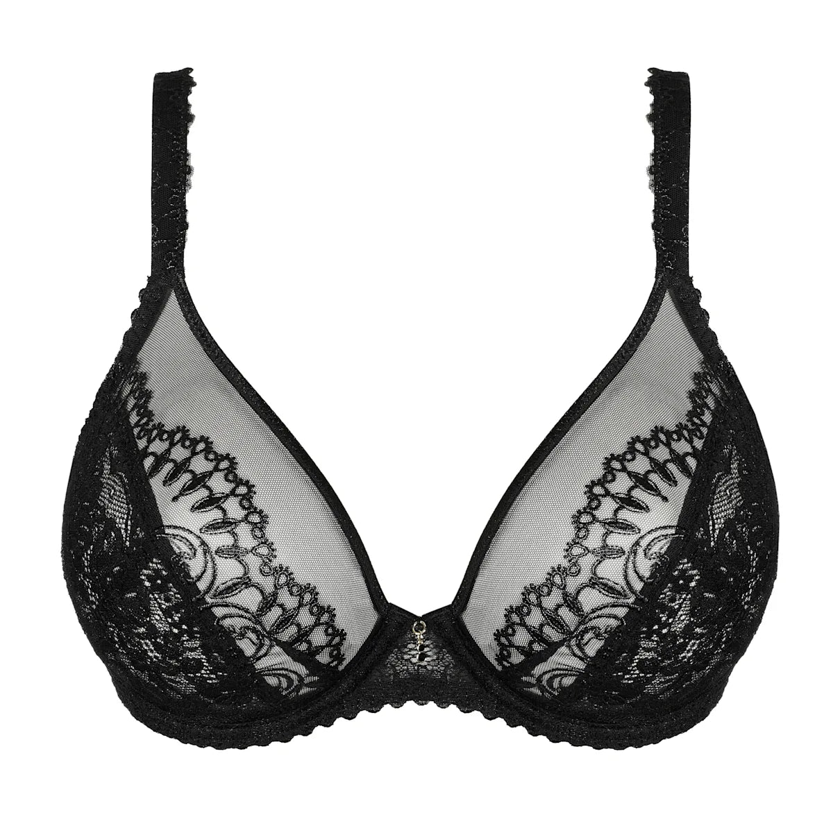 Shimla Plunge Bra In Black - Prima Donna