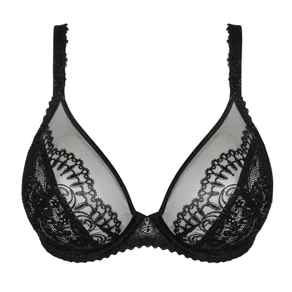 Shimla Plunge Bra In Black - Prima Donna
