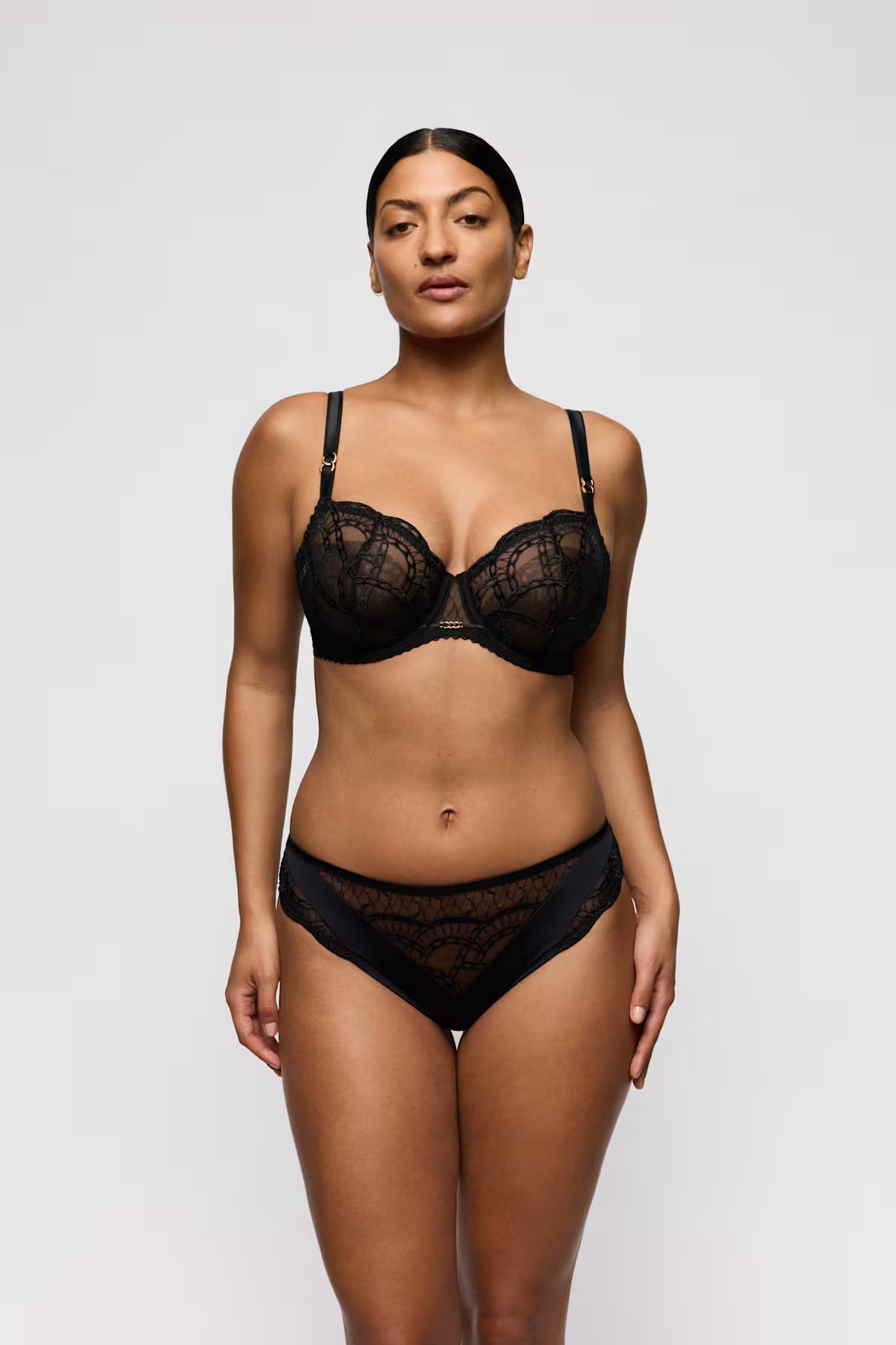 Naica Balcony Bra in Black - Prima Donna