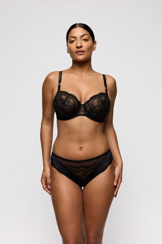 Naica Balcony Bra in Black - Prima Donna