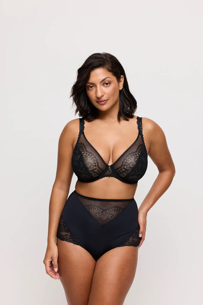 Shimla Plunge Bra In Black - Prima Donna
