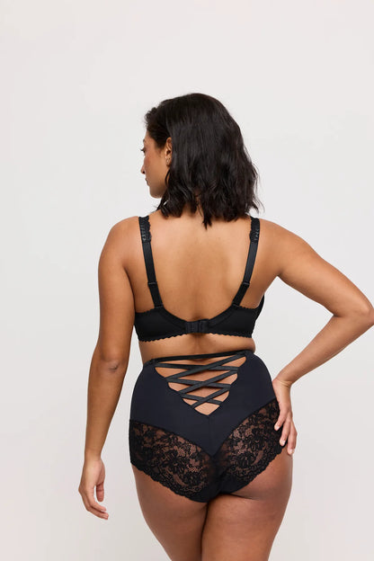 Shimla Plunge Bra In Black - Prima Donna