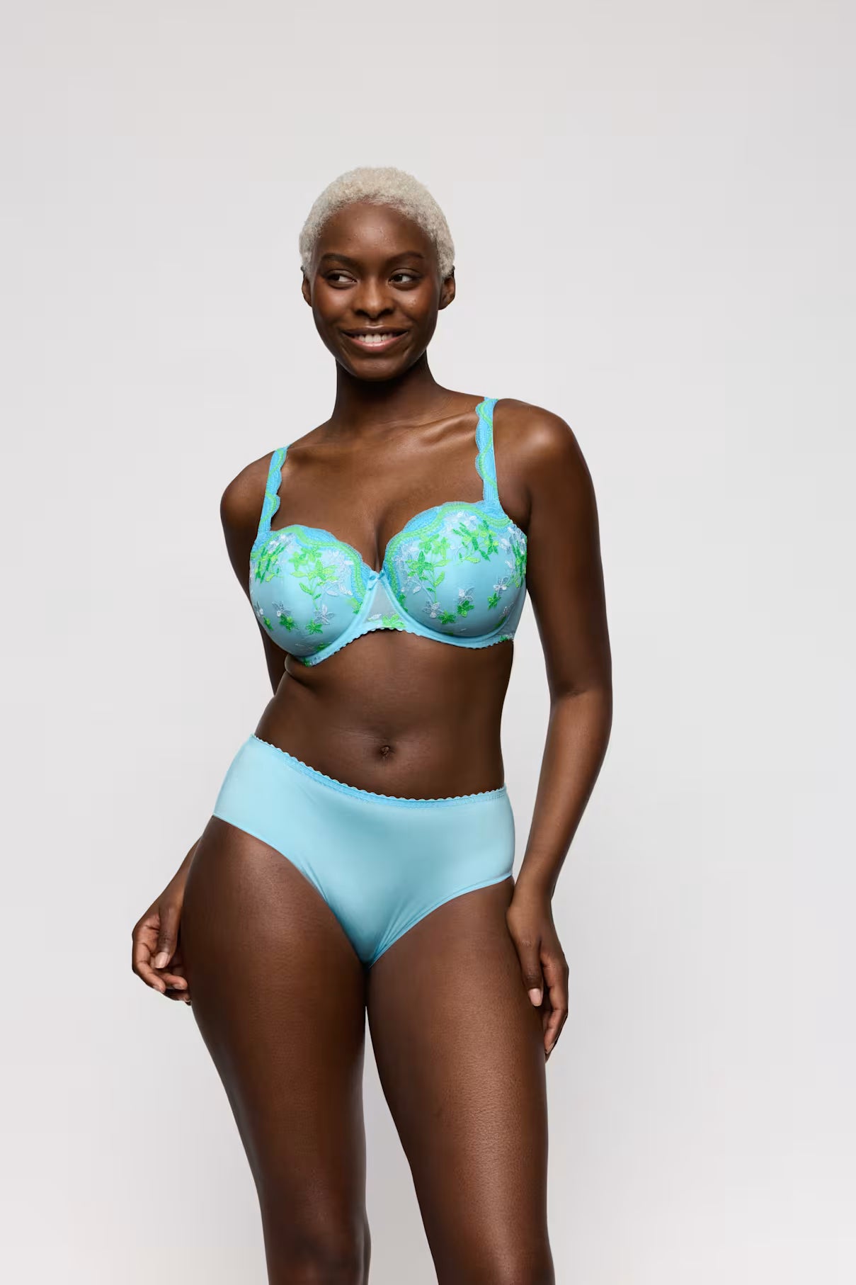 Cala Luna Padded Balcony Bra in Ice Cream - Prima Donna