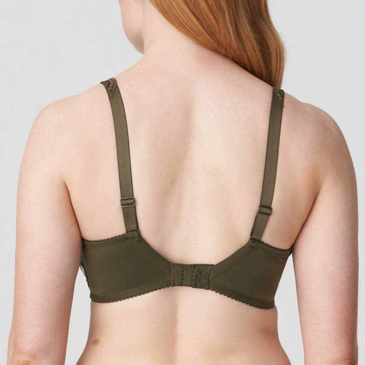 Madison Padded Heart Shape Bra In Olive Green - Prima Donna