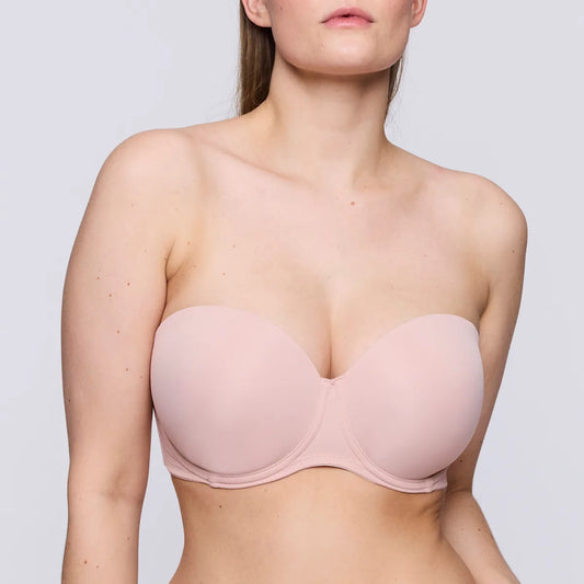 Soutien-Gorge Rembourré Figuras Sans Bretelles Rose Poudré - PrimaDonna