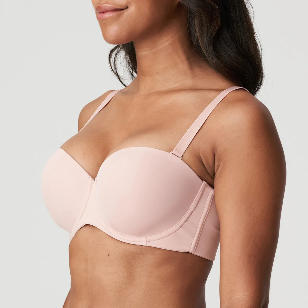 Soutien-Gorge Rembourré Figuras Sans Bretelles Rose Poudré - PrimaDonna