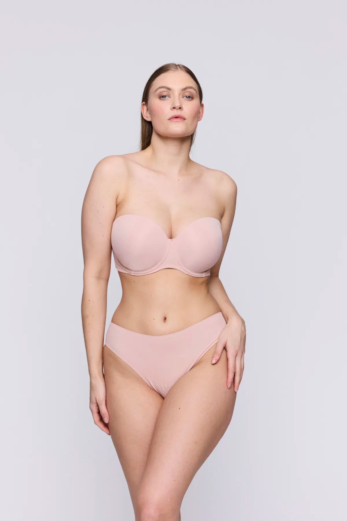 Soutien-Gorge Rembourré Figuras Sans Bretelles Rose Poudré - PrimaDonna