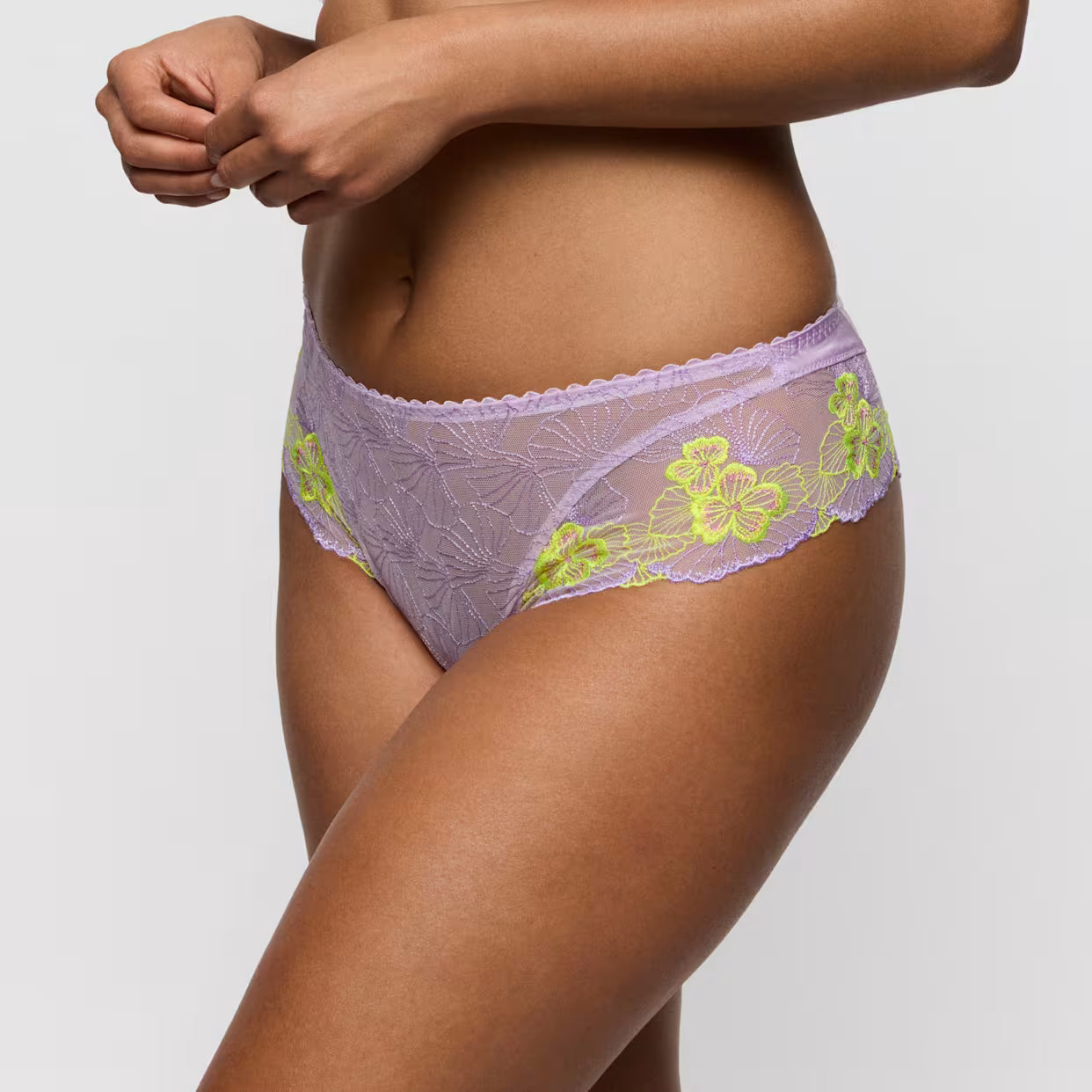 Ixia Luxury Thong in Wisteria - Prima Donna