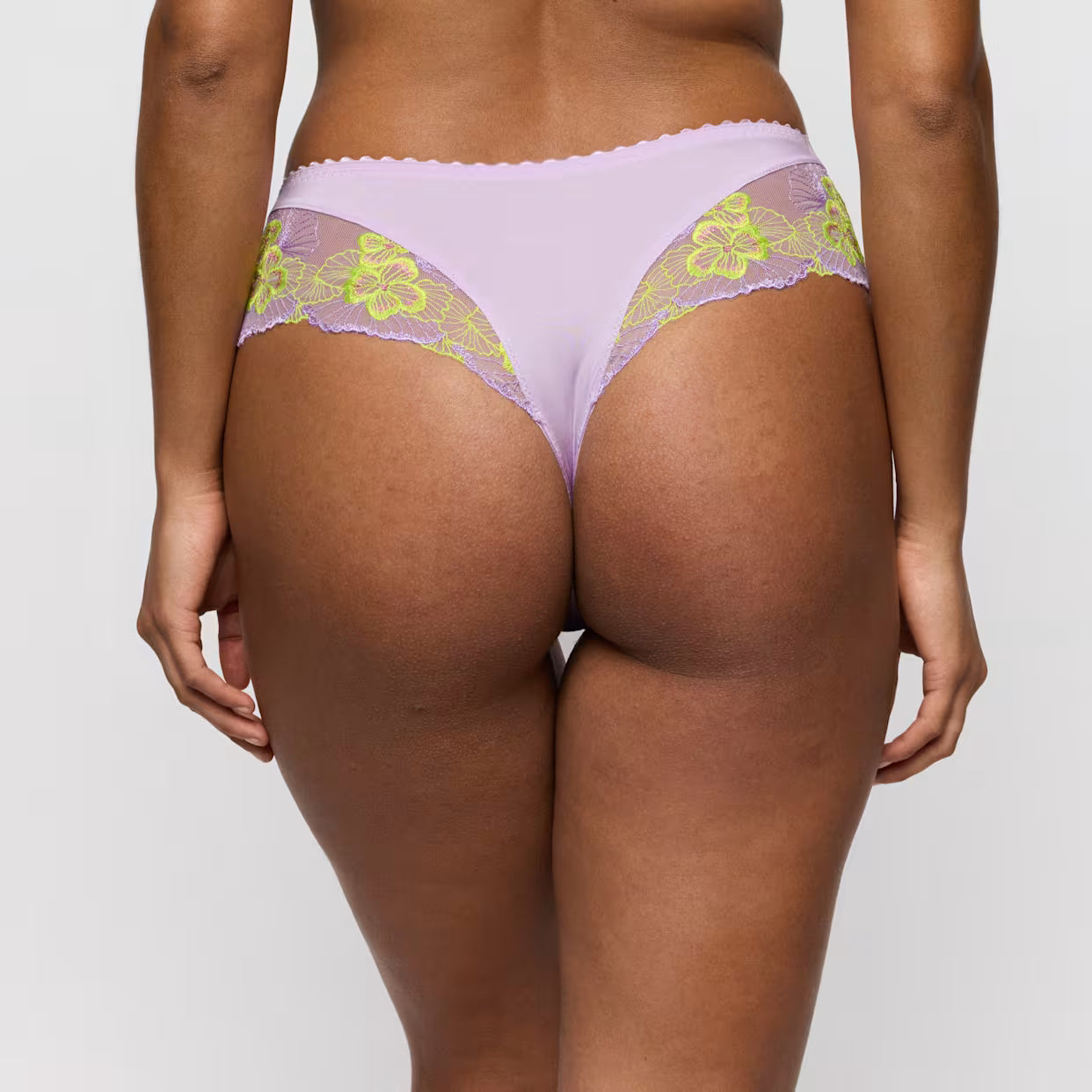 Ixia Luxury Thong in Wisteria - Prima Donna