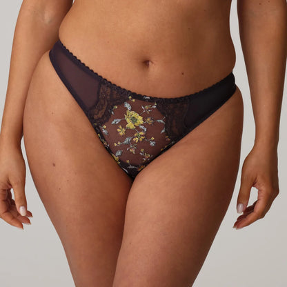 Malba Thong In Amethyst - Prima Donna