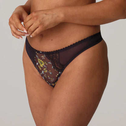 Malba Thong In Amethyst - Prima Donna