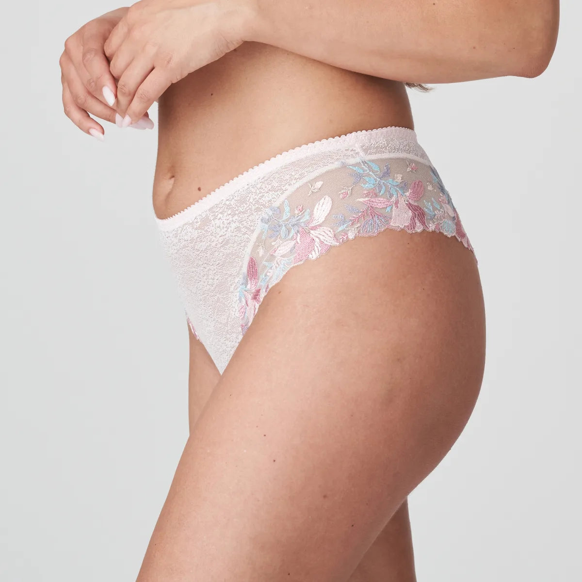 Mohala Luxury Thong In Pastel Pink - Prima Donna