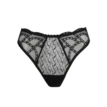 Naica Thong in Black - Prima Donna