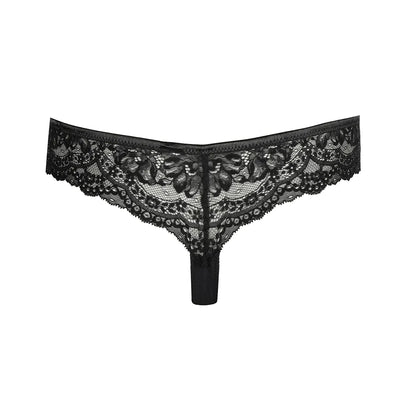 Shimla Thong In Black - Prima Donna