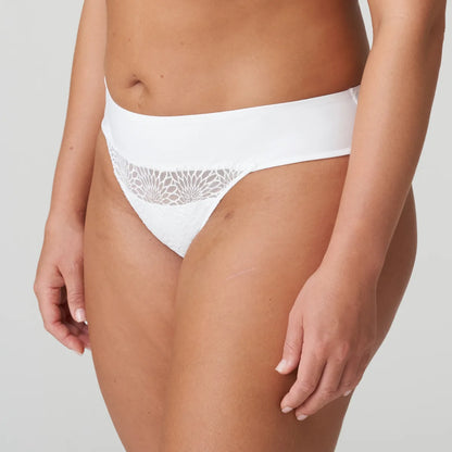 Sophora Thong In White - Prima Donna