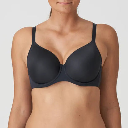 Figuras Non Padded Full Cup Bra  In Charcoal - PrimaDonna