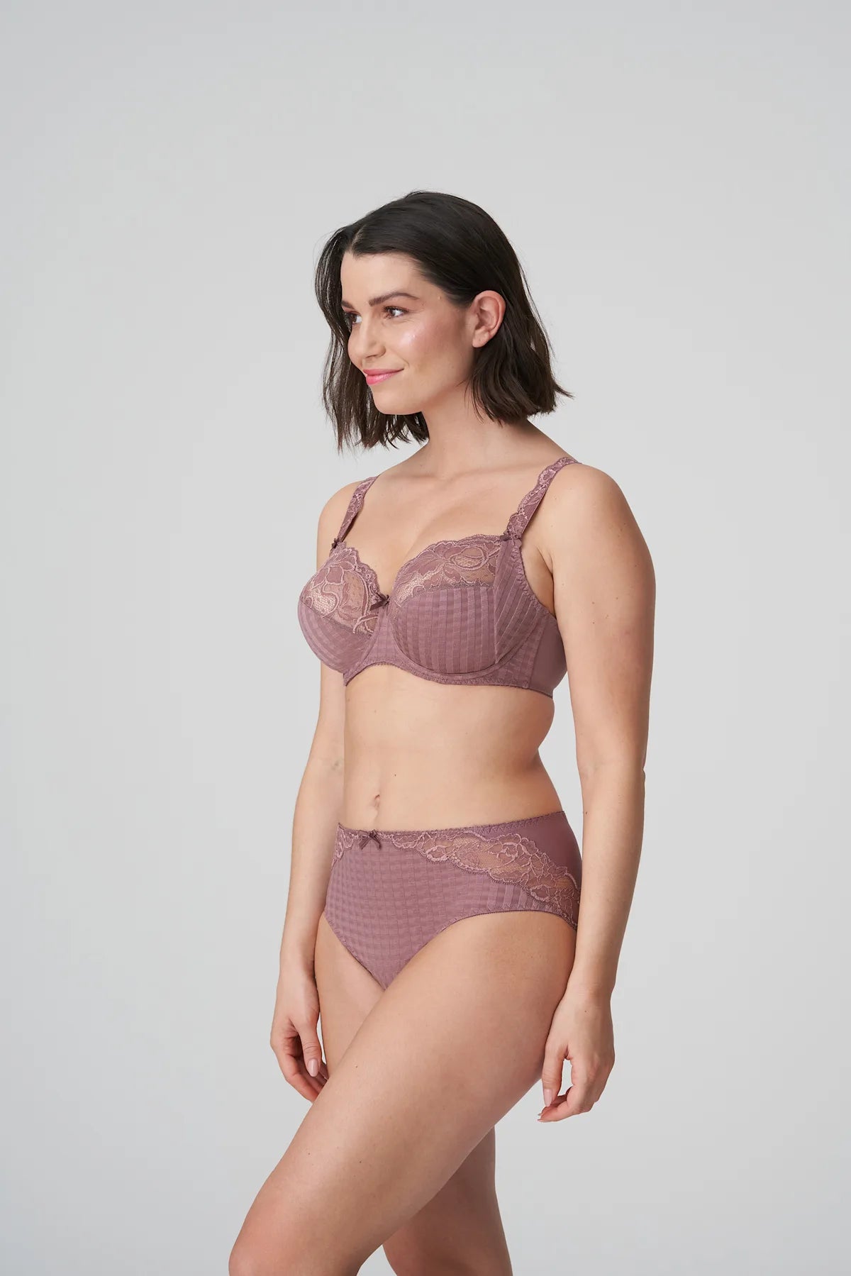 Madison Full Cup In Satin Taupe - Prima Donna