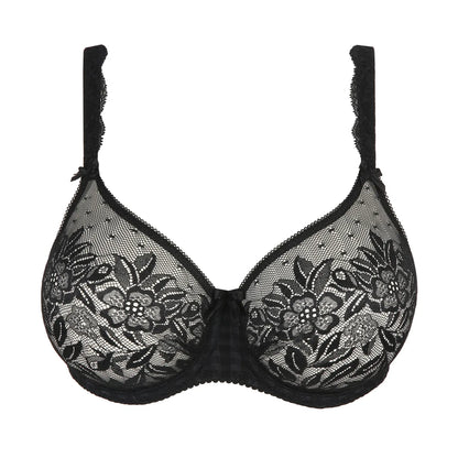 Madison Non Padded Full Cup Seamless Bra In Black - Prima Donna