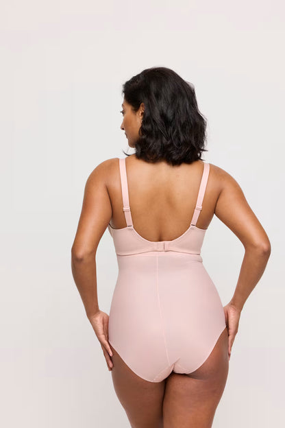 Figuras Smoothing High Briefs In Powder Rose - Prima Donna