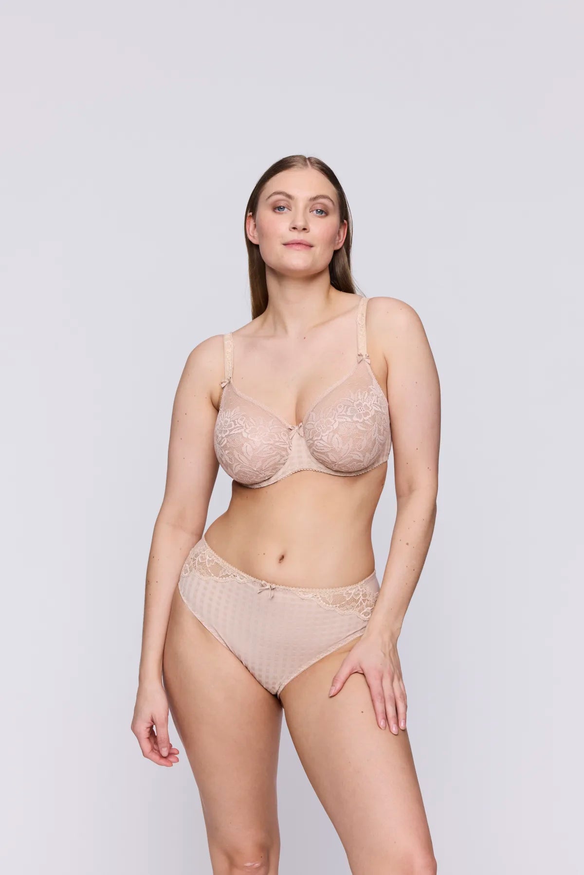 Madison Non Padded Full Cup Seamless Bra In Caffé Latte - Prima Donna