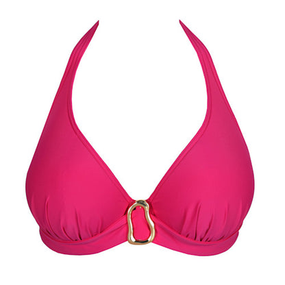 Uvita Bikini Top in Deep Magenta - Prima Donna