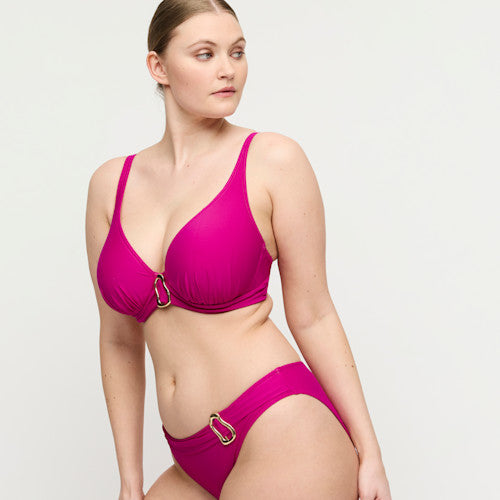 Uvita Bikini Top in Deep Magenta - Prima Donna