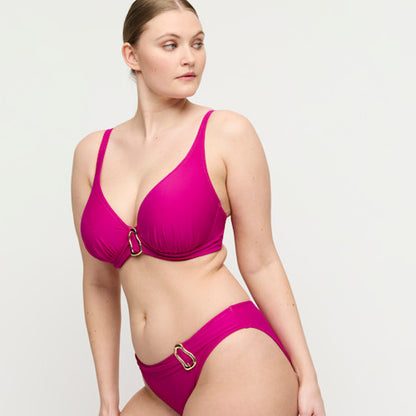 Uvita Bikini Top in Deep Magenta - Prima Donna