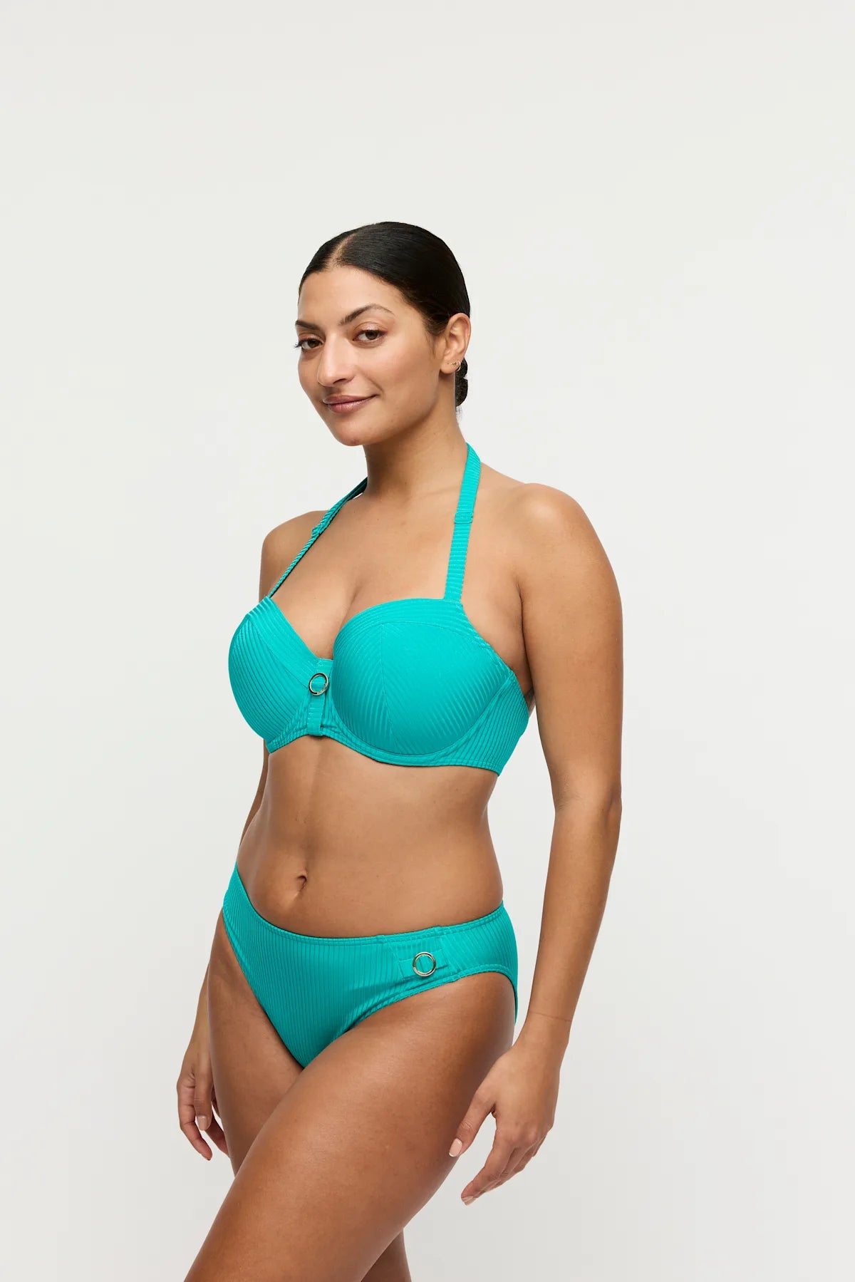 Delray Padded Balcony Bikini Top in Sea Turtle - Prima Donna