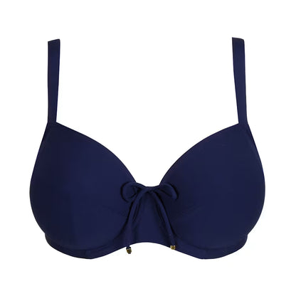 Aswan Full Cup Bikini Top in Water Blue - Prima Donna