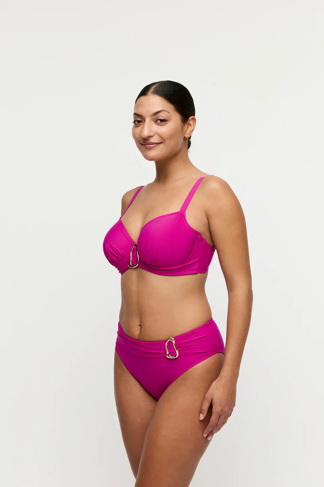 Uvita Bikini Full Brief in Deep Magenta - Prima Donna