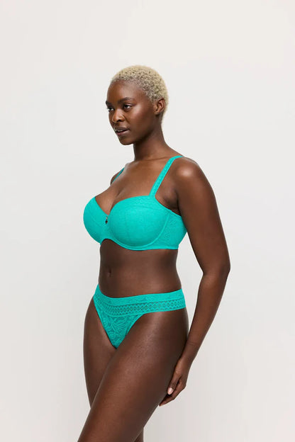 Palermo Thong In Sunny Teal - Prima Donna Twist